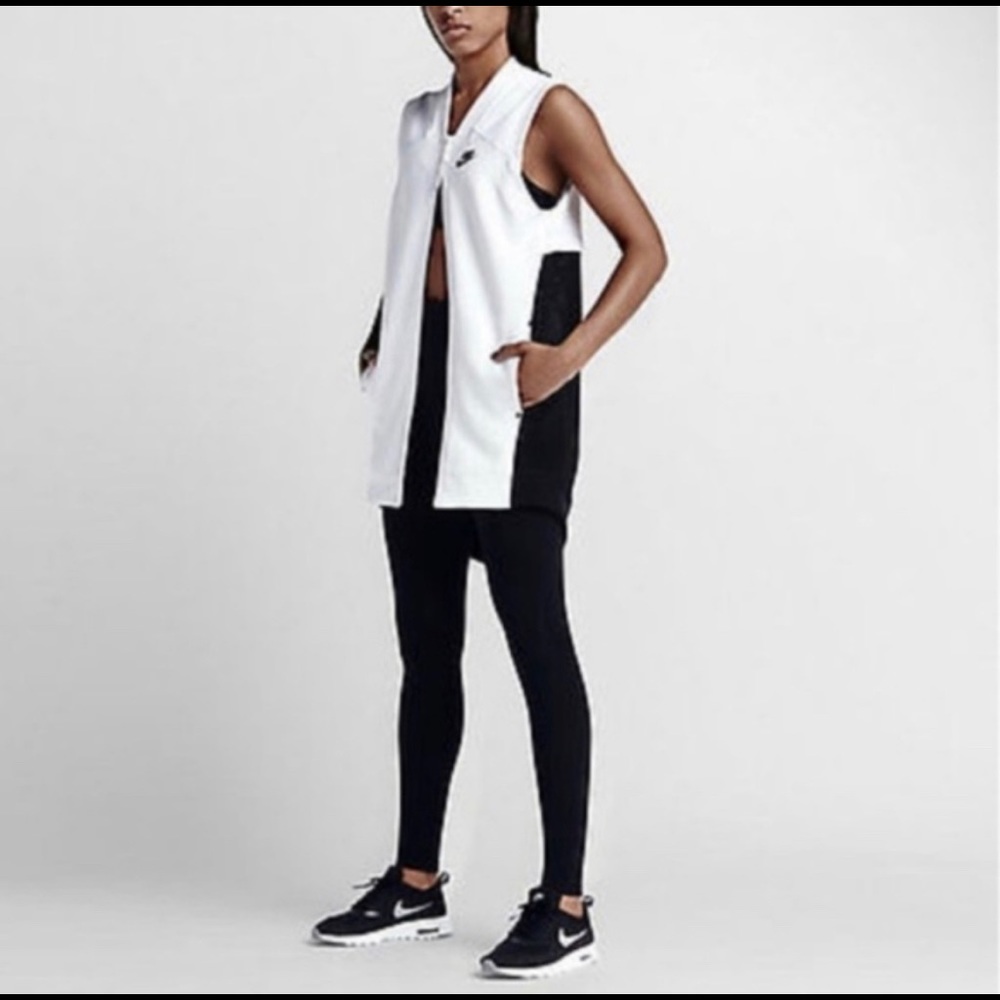 Nike tech knit  fleece mesh vest